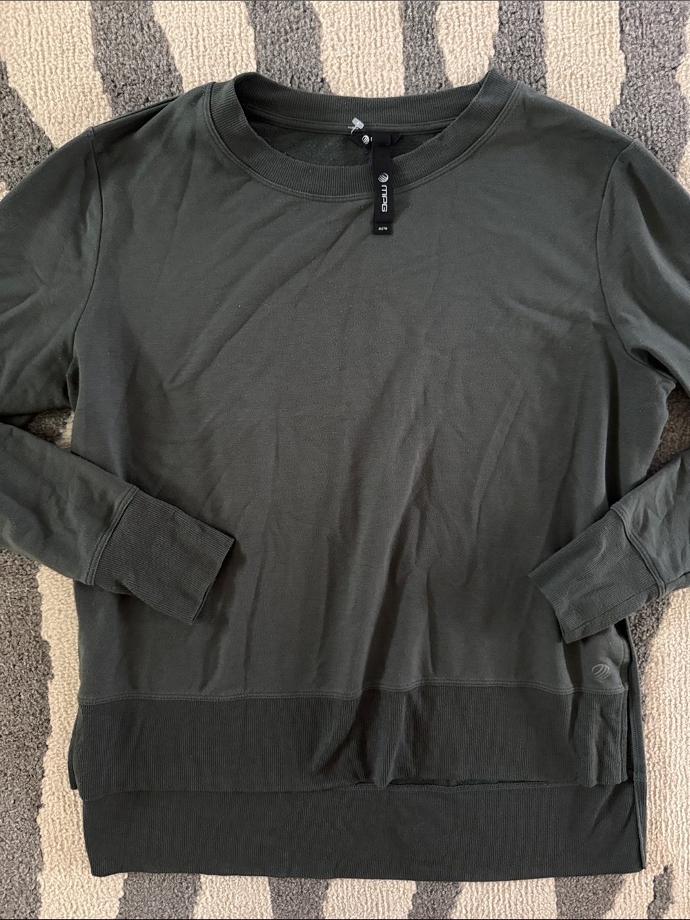 MPG Dark Green Crewneck Sweatshirt